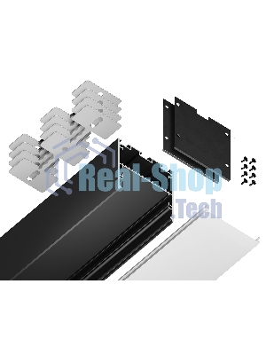 Алюминиевый профиль Ambrella light GP3100BK черный 2000*50*50
