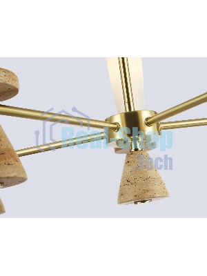 Люстра Ambrella light LH75371/5 GD/WH золото/белый G9*5 max 28W D600*675
