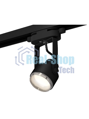 Светильник Ambrella light XT6602021 PBK/PSL черный полированный/серебро полированное MR16 GU10 (C6602, N6122)