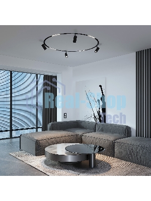 Трековый светильник Slim Magnetic 20W 4200K Comfi (чёрный) (?800мм) 85187/01
