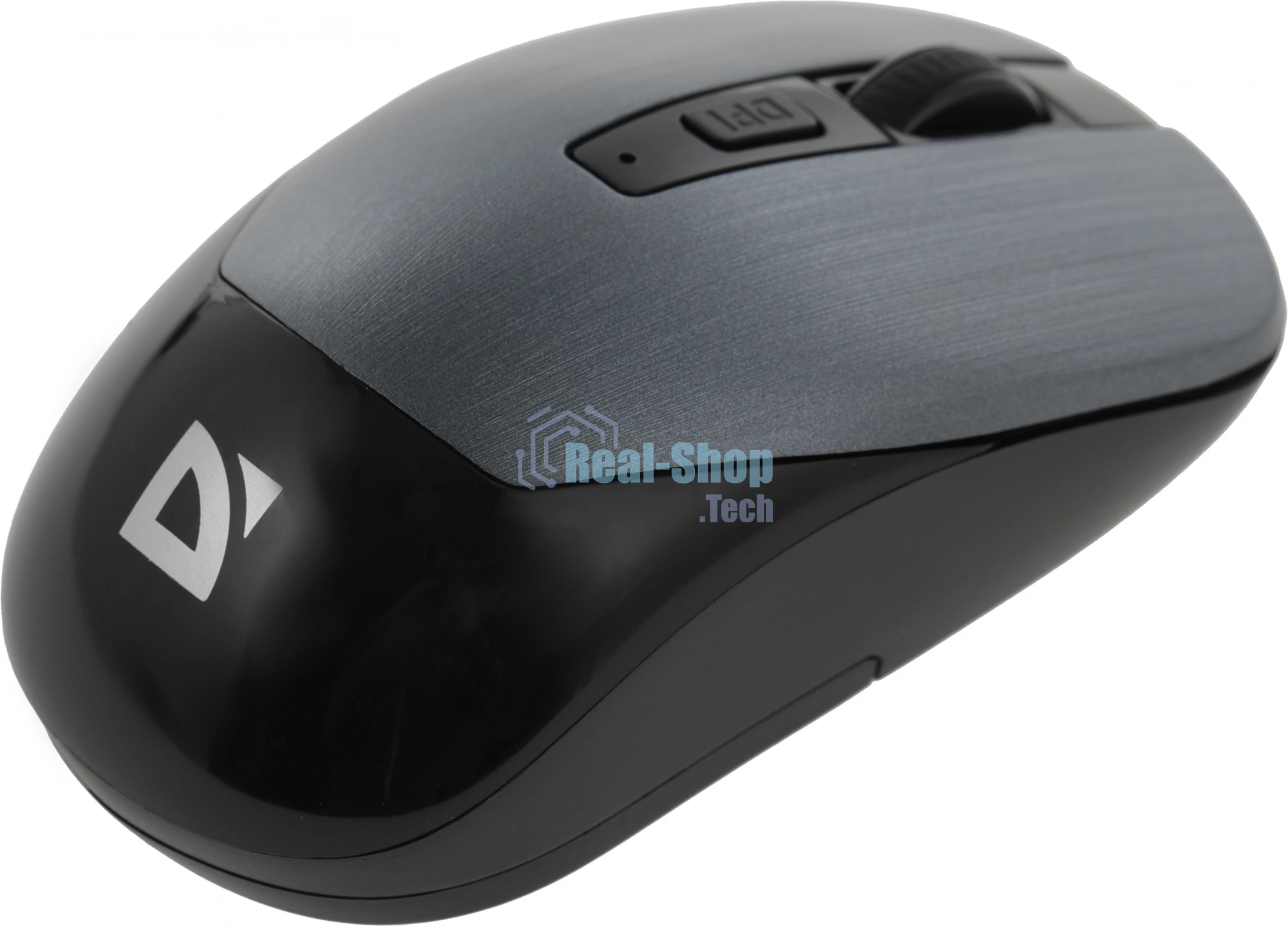 Мышь беспроводная Defender Wave MM-995 серебристый, 1600 dpi, радиоканал, USB, кнопки - 4