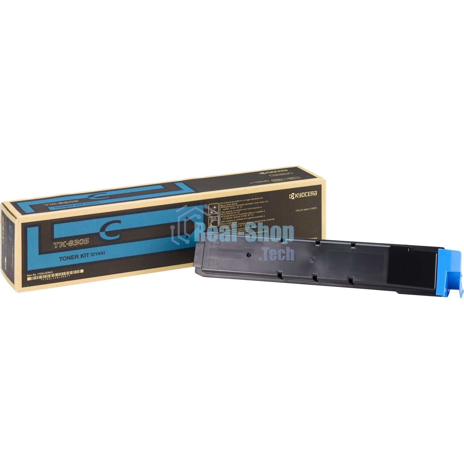 Картридж лазерный Kyocera TK-8305C (1T02LKCNL0) голубой для TASKalfa 3050ci/3550ci 15000 стр.