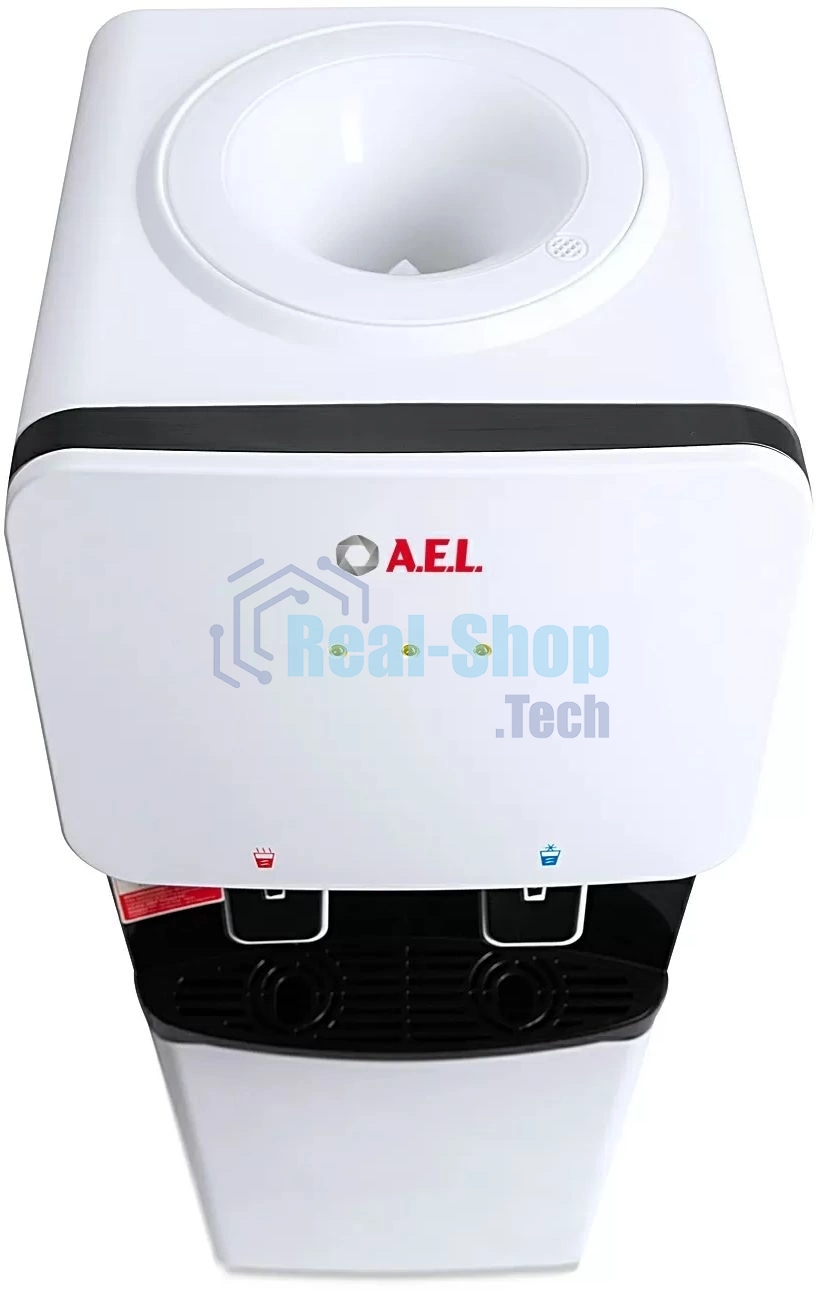 Кулер для воды AEL LD-AEL-85c, верхняя загрузка, нагрев 95 °С, охлаждение 8 °С, белый/черный