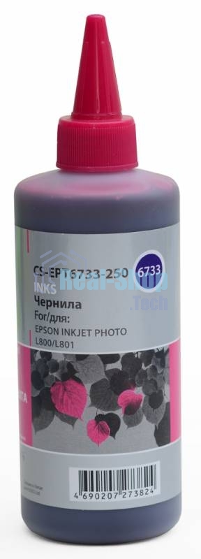 Чернила Cactus CS-EPT6733-250 пурпурный 250мл для Epson L800/L810/L850/L1800