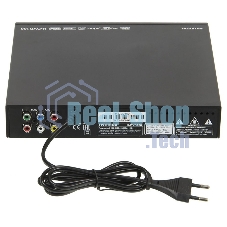 Плеер DVD Hyundai H-DVD100 черный ПДУ