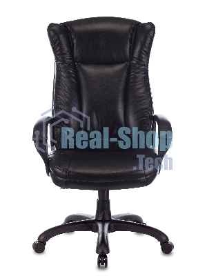 Кресло Бюрократ CH-879N Leather Venge черный, экокожа