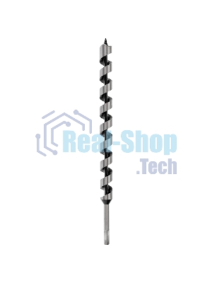 Сверло винтовое по дереву Kranz 28х460 мм, шестигранный хвостовик