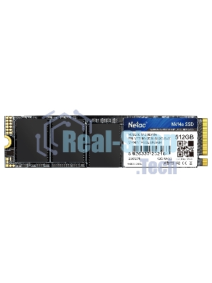 Накопитель SSD Netac NV2000, 512Gb, PCIe 3.0 x4, M.2 2280, NVMe, R/W 2500/1950