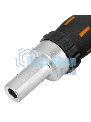 Отвертка реверсивная с набором бит, CrV, 12 шт. Sparta