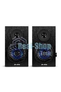 Акустическая система 2.0 SVEN SPS-576 черные (2x4W, Bluetooth, дерево)