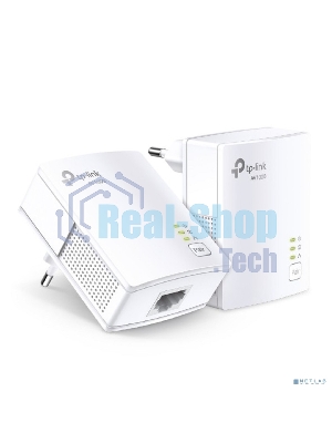 Сетевой адаптер TP-Link AV1000 Gigabit Powerline Starter KitSPEED: 1000 Mbps PowerlineSPEC: Broadcom CPU, HomePlug AV2, 1+1 Gigabit PortFEATURE: Plug and Play, tpPLC Utility, Pair for More SecurityKIT: 2× TL-PA7017