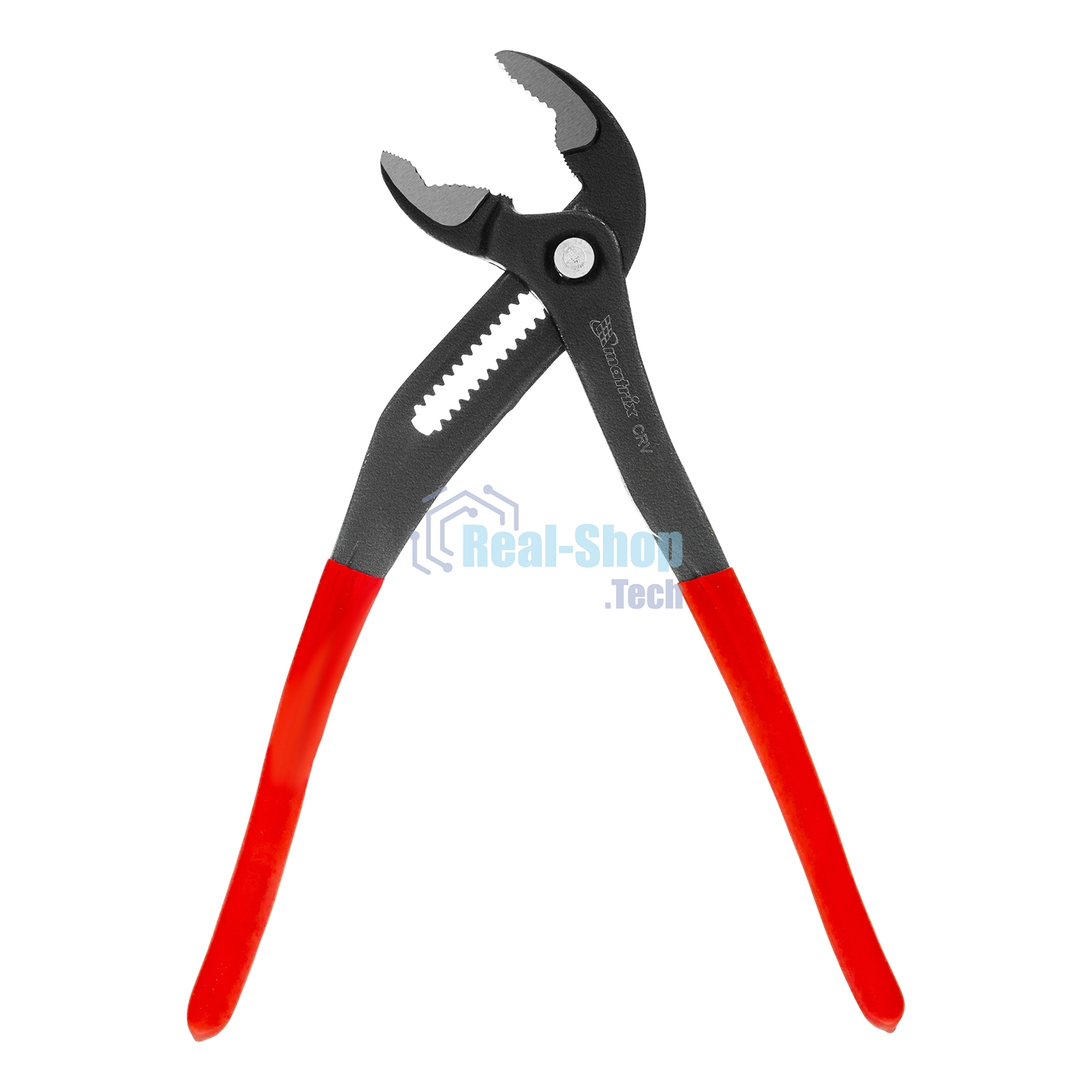 Переставные клещи Matrix 300 мм, кнопочный механизм, хром-ванадий, обливные рукоятки