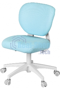 Кресло детское Cactus CS-CHR-3594BL голубой, крестов. пластик белый