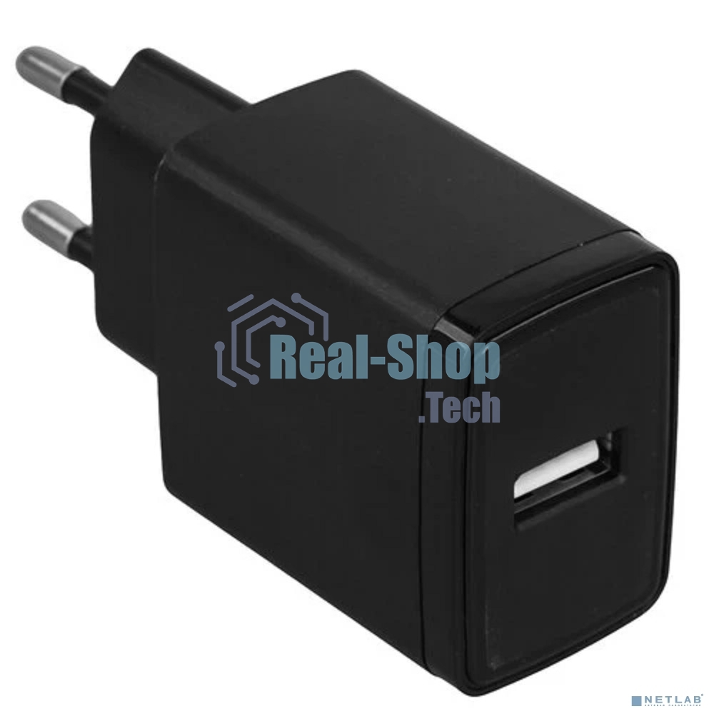 Сетевое зарядное устройство Cablexpert MP3A-PC-57, 5Вт, 1А, 1хUSB, черный, пакет