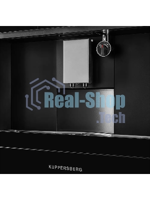 Автоматическая кофемашина Kuppersberg KCM 182 Black коллекция High-Tech,управление сенсорное,максимальное давление 20 бар,емкость для воды 1.8л, есть капучинатор,приготовление кофе автоматическое, материал панели стекло, черный