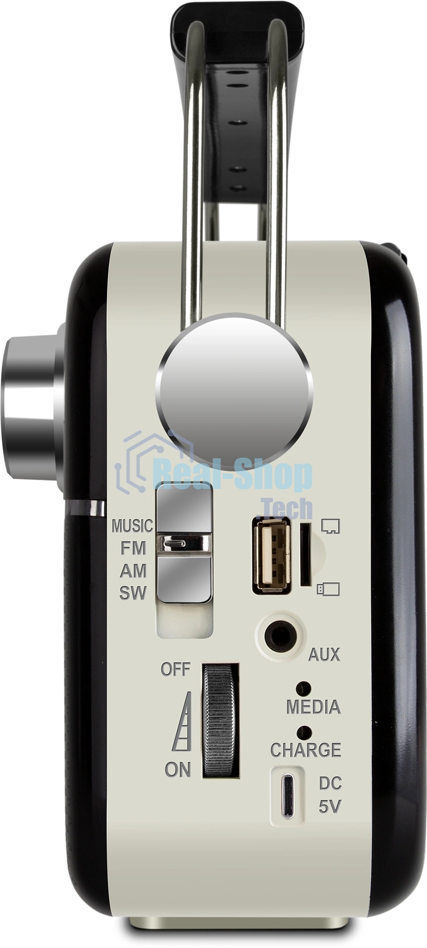 Радиоприемник SVEN SRP-505 (4 Вт, FM/AM/SW, USB, SD/microSD, Bluetooth, 1200 мА·ч)черный