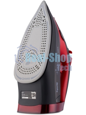 Утюг Domfy DSC-EI502 черный/красный, 2400 Вт, 160 г/мин, 400 мл