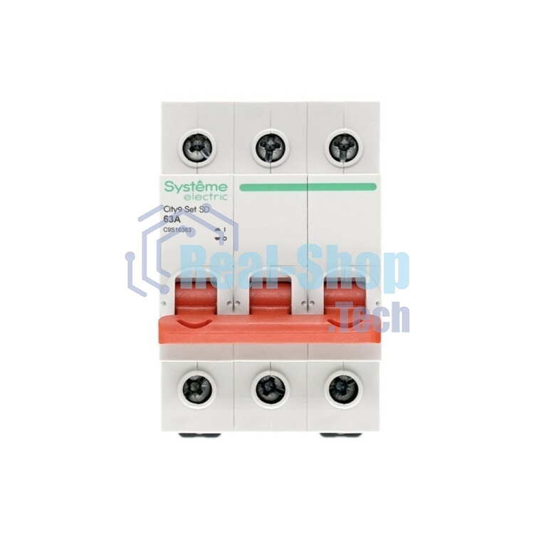 Выключатель нагрузки 3п 63А 400В City9 Set SE C9S16363