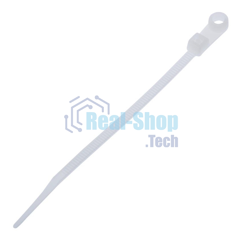 Стяжки NYTH-100х2,5 пластиковые с монтажным отверстием 100 мм х 2.5 мм (100 шт.)