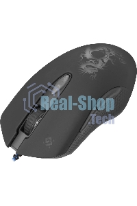 Мышь проводная Defender Sky Dragon GM-090L черный, 3200 dpi, USB, кнопки - 6