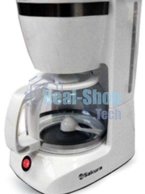 Кофеварка Sakura SA-6109W 1,25л кап