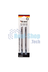 Пилка для электролобзика по дереву Kranz T301DL 132 мм 6 зубьев на дюйм 6-85 мм (2 шт./уп.)