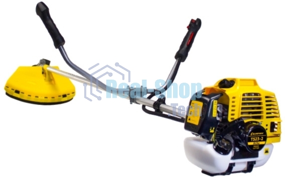 Газонокосилка Champion T523-2 1.4/1.9 кВт/л.с, Вес без режущей насадки 8,3 кг, Объем двигателя 51,7 см3, Объем топливного бака 950 мл, Максимальный расход топлива 610 г/кВт•ч/мл/ч, Тип рукоятки U-образная, штанга прямая Разъемная, Длина штанги 1493 мм, То