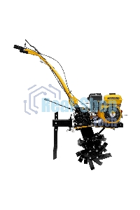 Мотоблок Denzel DPT-270SB, 7 л.с., ремен.сцеп, фрез 3х4, ШОМ, без колес, передачи 2В/1Н