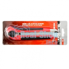 Нож Matrix, 25 мм, выдвиж. лезвие, метал. направляющая, двухкомп. корпус, винт.фиксатор, с магнитом