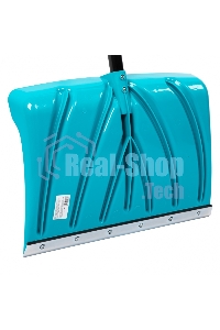 Лопата для уборки снега пластиковая LUXE,460х335х1300 мм, металлопластиковый черенок Palisad