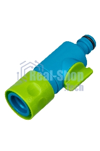 Соединитель быстросъемный штуцерный с переключателем, LUXE Palisad