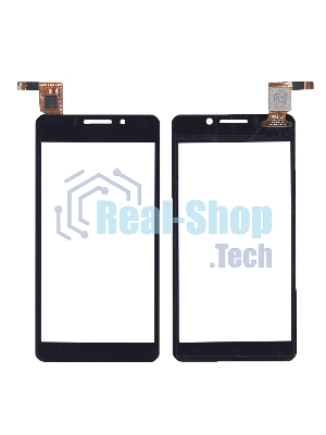 Сенсорное стекло (тачскрин) для DNS S4503Q, черное
