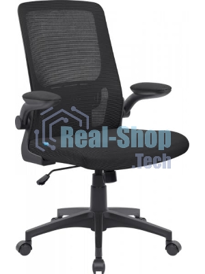 Кресло Defender DALLAS черный, сетка, 120 кг, механизм качания