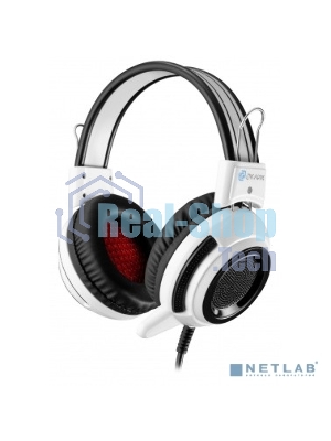 Проводные наушники Oklick HS-G300 белый/черный, полноразмерные, Jack 3.5 мм