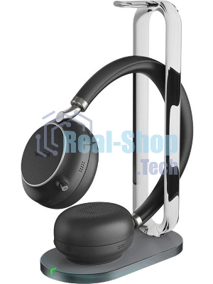 Гарнитура Yealink BH76 with Charging Stand UC чёрный, беспроводная, Bluetooth, до 35 ч