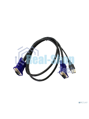 Кабель KVM ORIGO OKVMCU/A1A c разъемами VGA и USB, 1,8 м