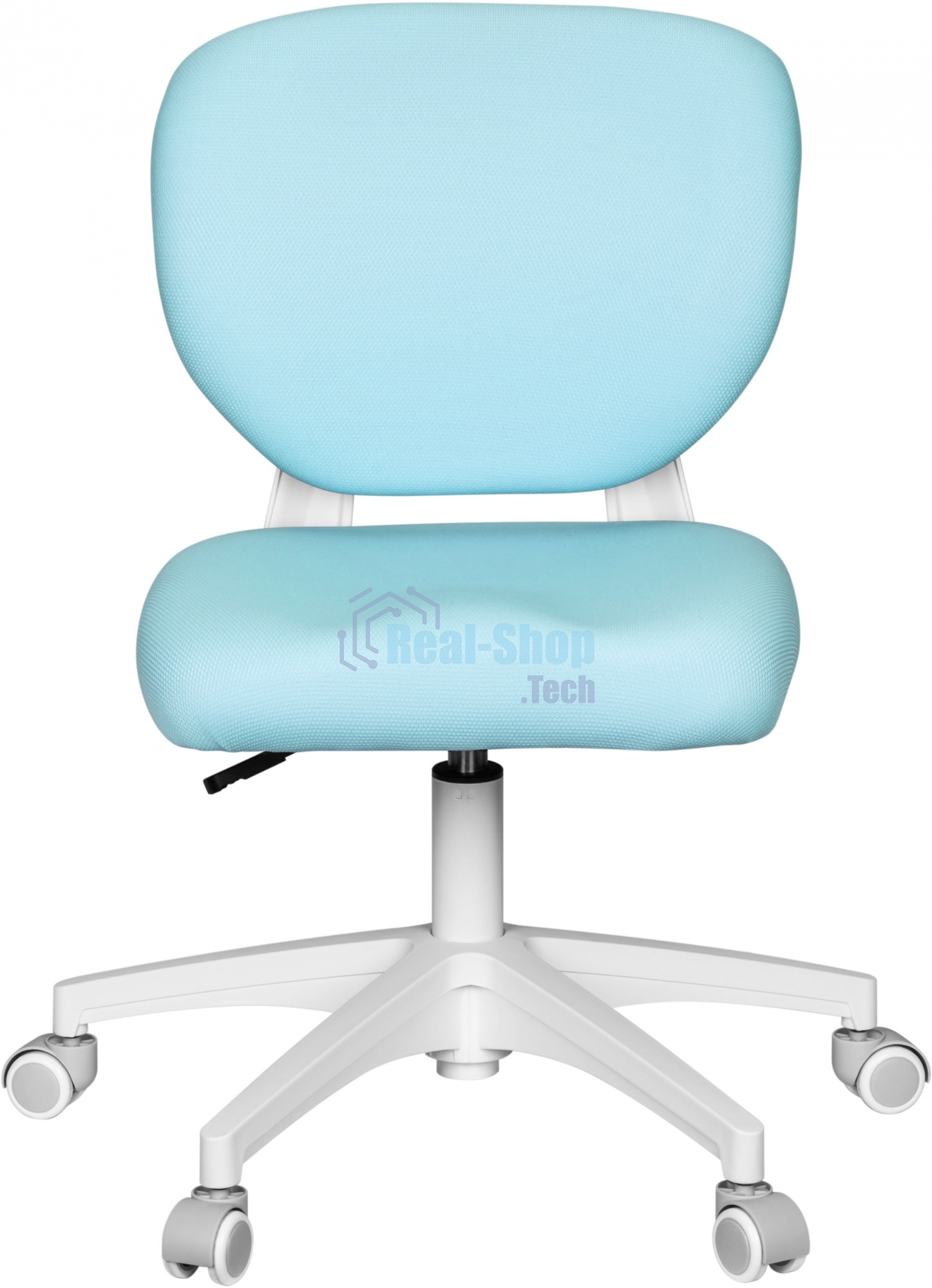 Кресло детское Cactus CS-CHR-3594BL голубой, крестов. пластик белый