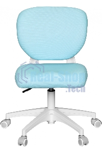 Кресло детское Cactus CS-CHR-3594BL голубой, крестов. пластик белый