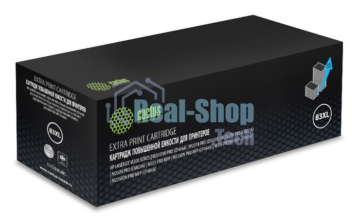Картридж лазерный Cactus CS-CF283XL-MPS черный (3000 стр.) для HP LJ Pro M225dn/M201/M202