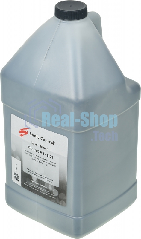 Тонер Static Control TRSUNIV3-1KG черный флакон 1000гр. для принтера Samsung ML2160/SCX3400/M2020/M2070