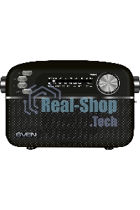 Радиоприемник SVEN SRP-505 (4 Вт, FM/AM/SW, USB, SD/microSD, Bluetooth, 1200 мА·ч)черный
