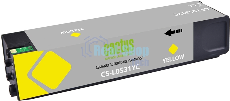 Картридж струйный Cactus CS-L0S31YC 976YC желтый (245мл) для HP PageWide P55250dw/P57750dw MFP Managed