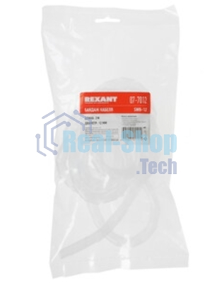 Кабельный спиральный бандаж Rexant, диаметр 12 мм, длина 2 м (SWB-12), прозрачный