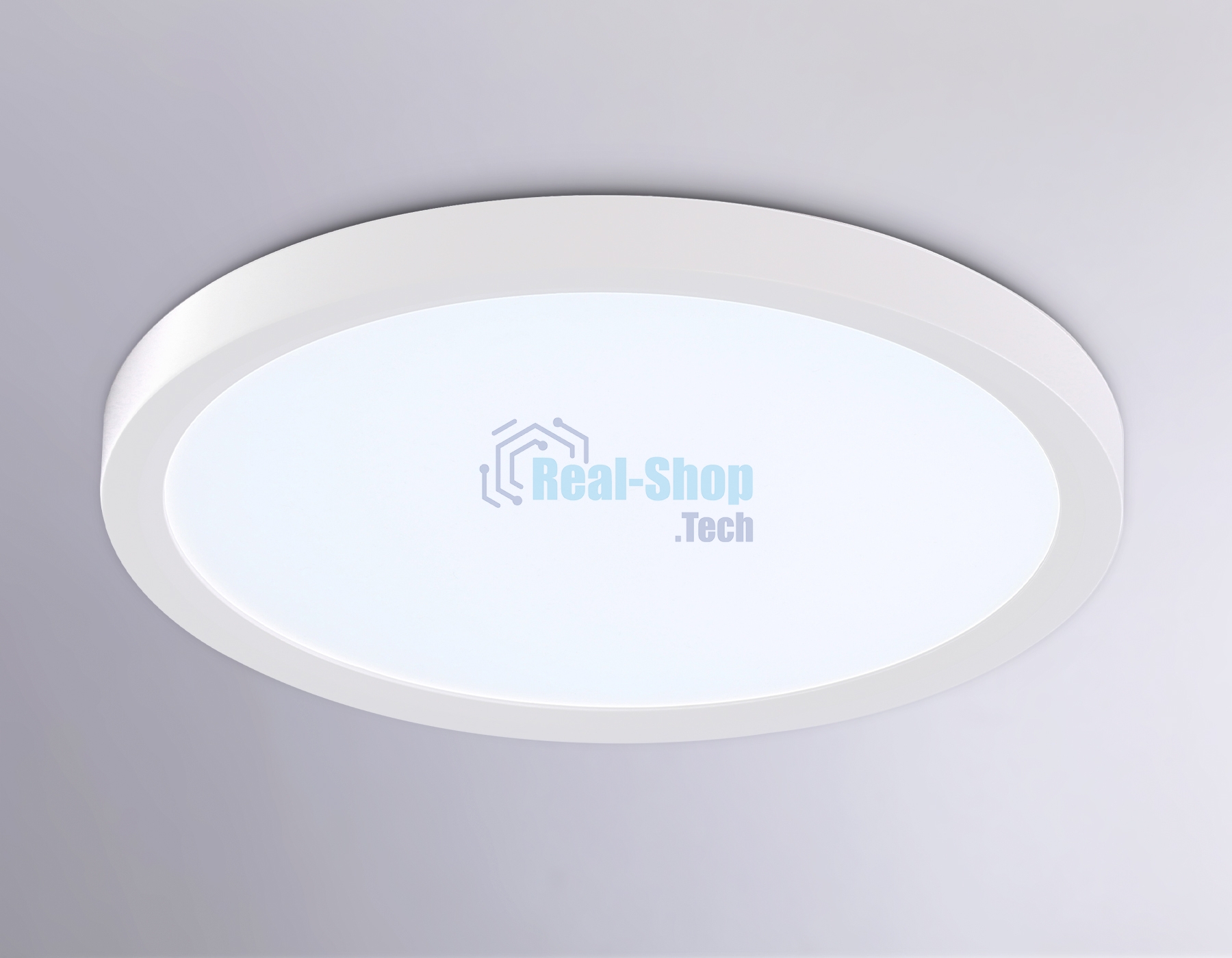 Светильник светодиодный ультратонкий Ambrella light FZ1903 WH белый IP54 20W 3000K-6500K CCT-переключатель D300*25 (Без ПДУ)