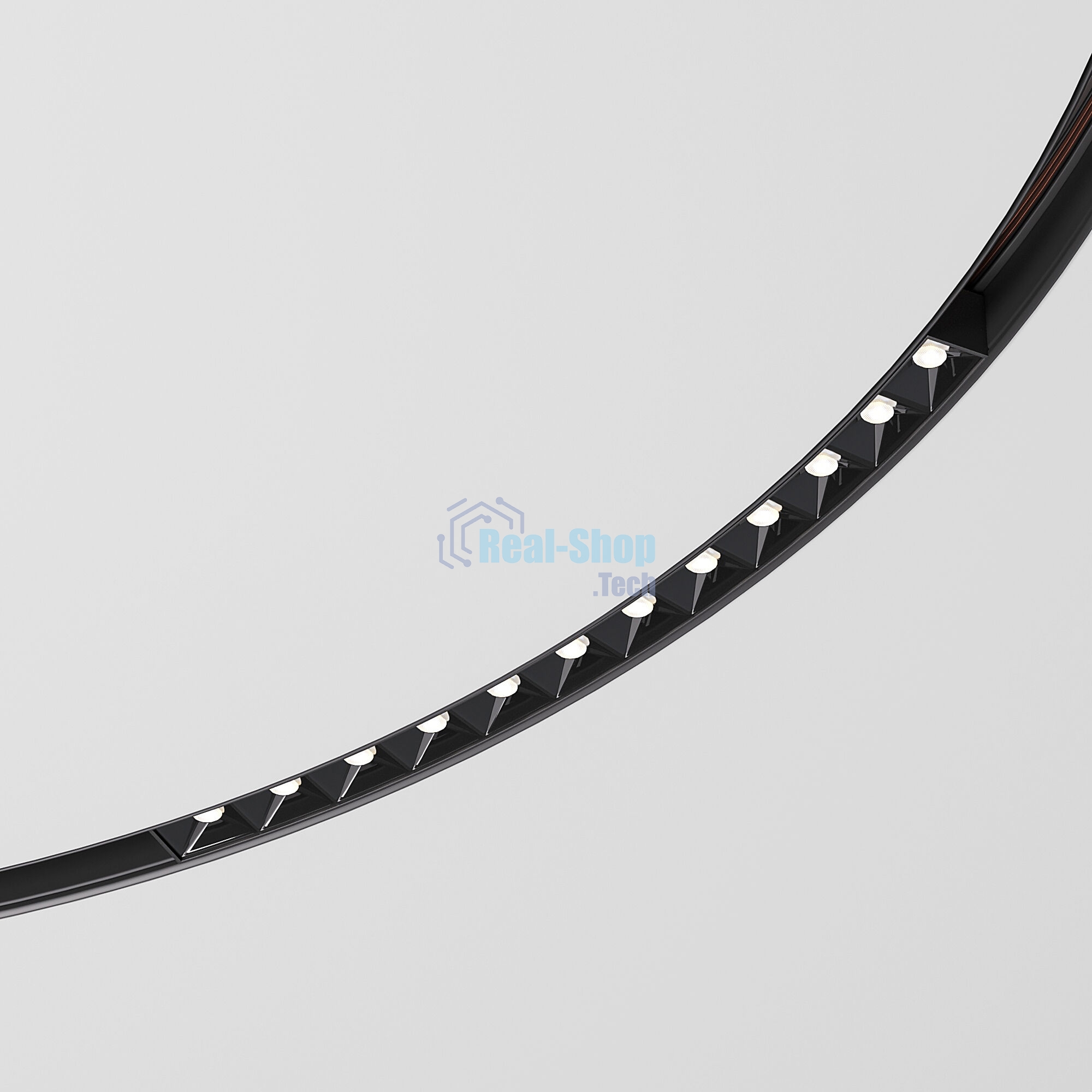 Трековый светильник Slim Magnetic 12W 4200K Intenso (чёрный) (?1200мм) 85186/01