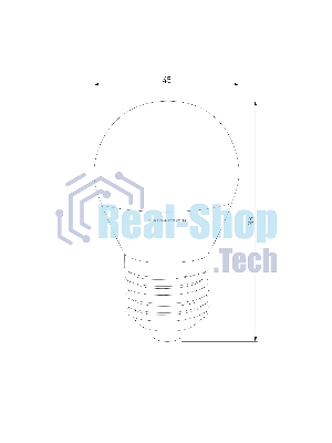 BLE2762/ светодиодная лампа Mini Classic  LED 9W 3300K E27