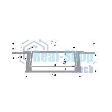 Встраиваемый алюминиевый профиль Elektrostandard LL-2-ALP007 a041812