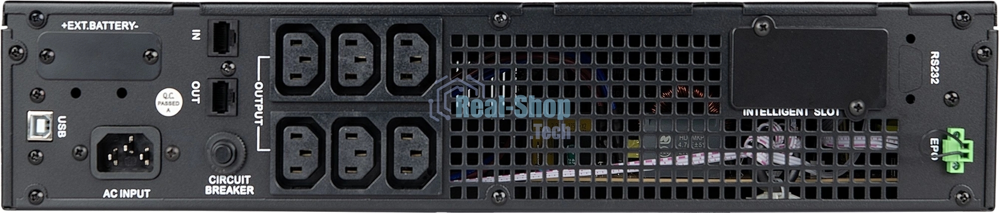 Источник бесперебойного питания Smartwatt IEC 2kVA 1800Вт 2000ВА черный