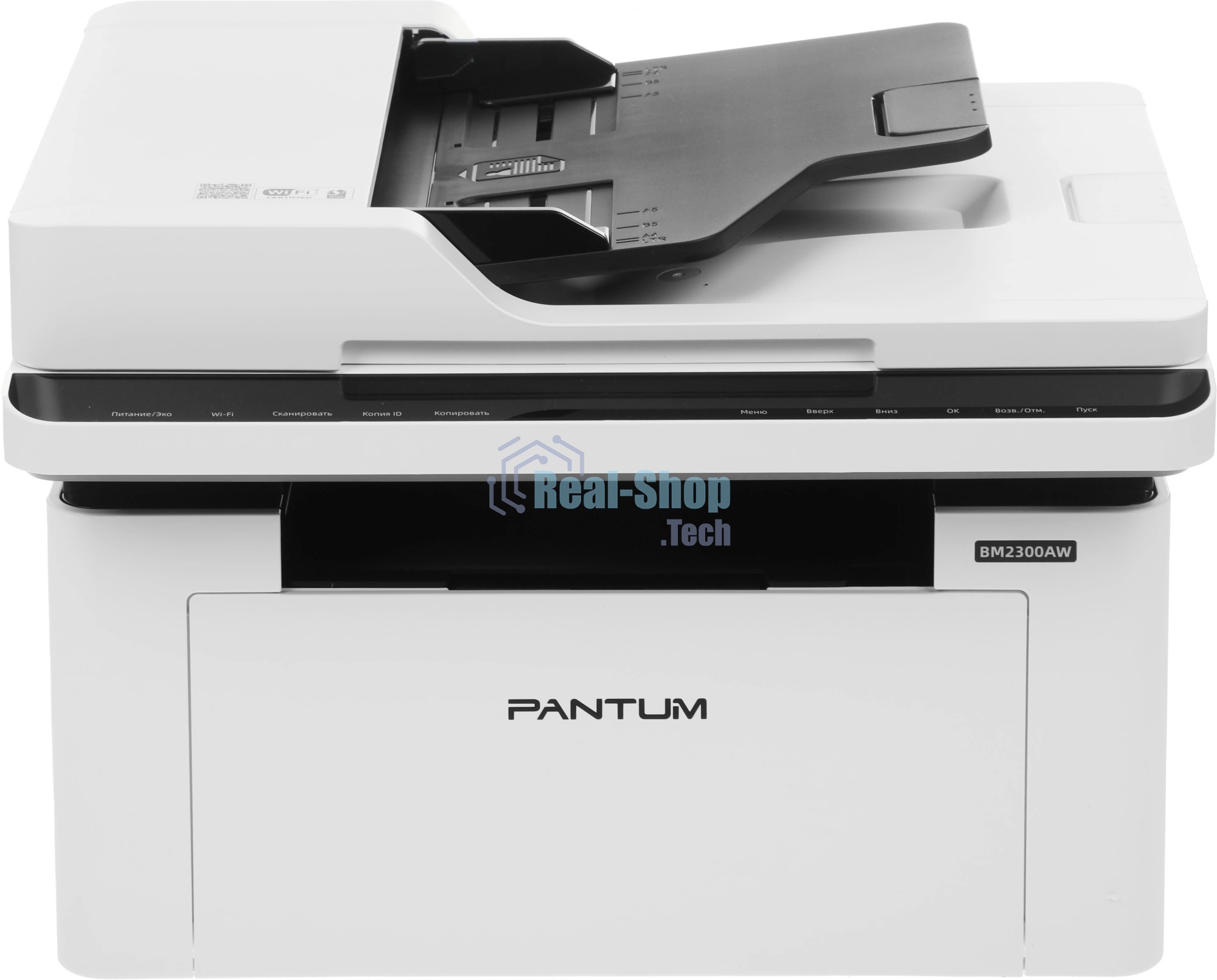 МФУ лазерное Pantum BM2300AW, А4, ч/б, печ. до 22 стр/мин., 1200 x 1200 dpi, ADF, USB, Wi-Fi, BlueTooth, Air Print, Mopria