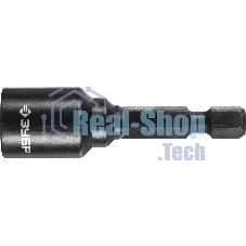 Головка Зубр ПРОФИ Нат-драйвер 26375-10магнитная E 1/4'' L=50мм 10мм 1шт